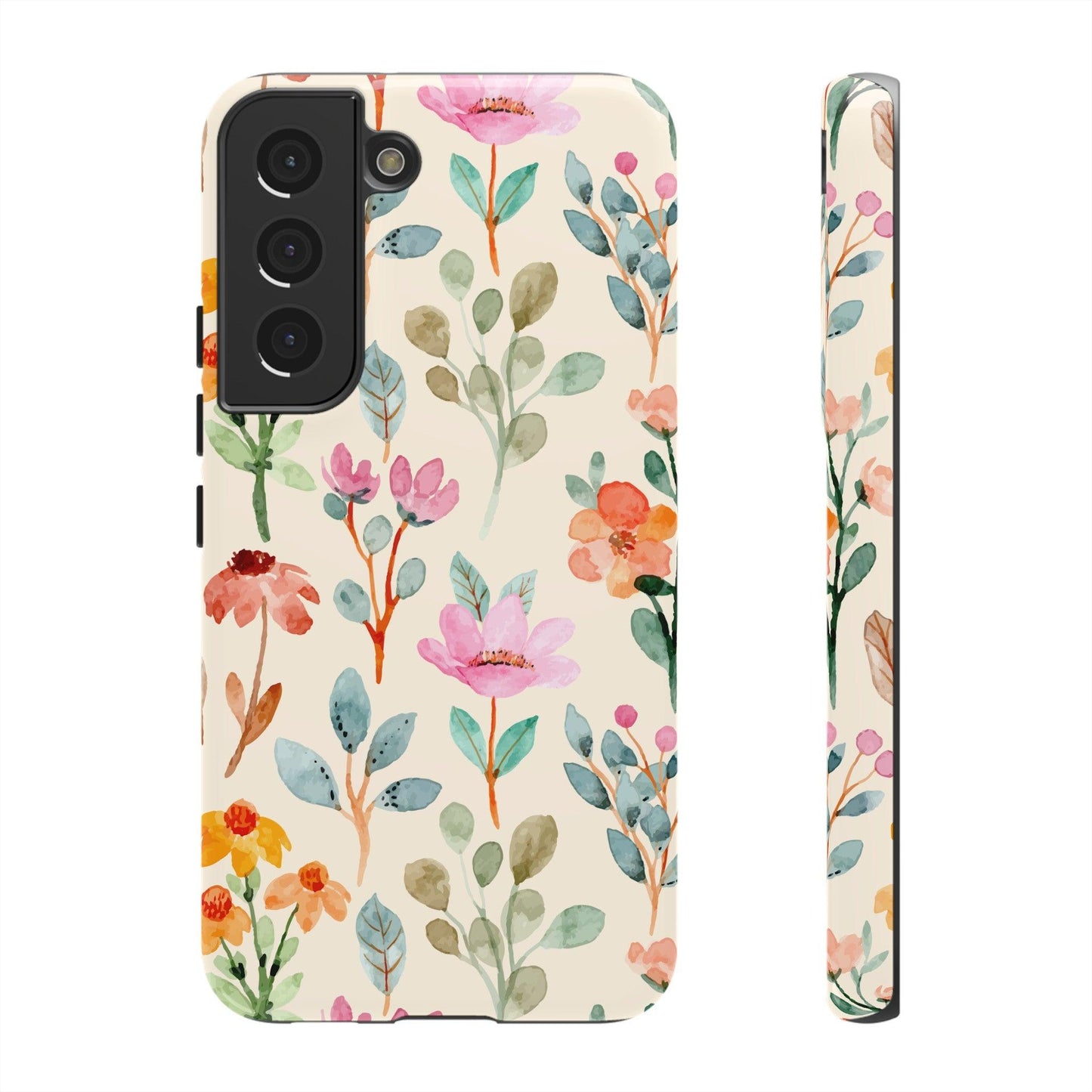 Petal Splash Watercolor Symphony Phone Case