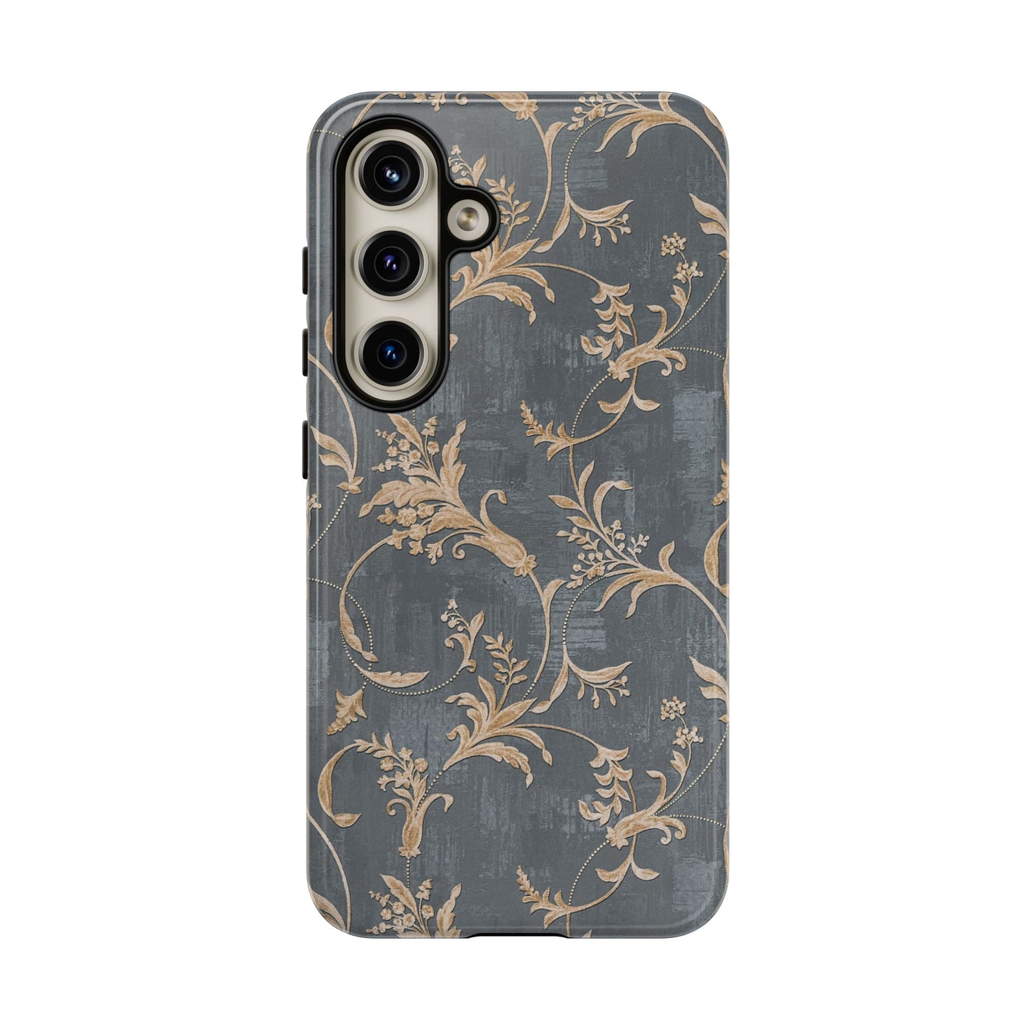 Old-Fashioned Flower Phone Case – Aesthetic Protective Cover for iPhone & Samsung - JGUS