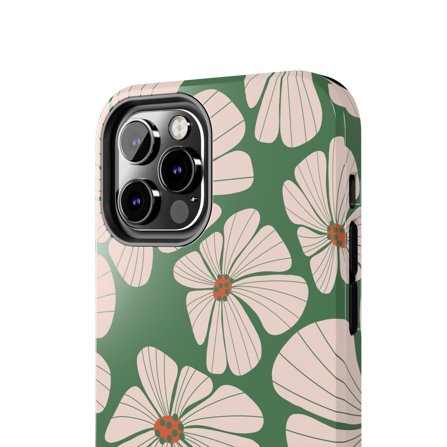 Retro Floral Abstract Phone Case – Vintage 70s & 80s Aesthetic for iPhone & Samsung