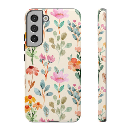 Petal Splash Watercolor Symphony Phone Case