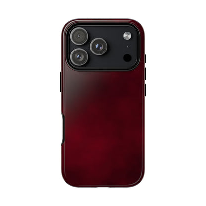 Vintage Burgundy Cherry Phone Case – Elegant Floral Design for iPhone 17 & Samsung Galaxy | Tough Protective Cover - JGUS