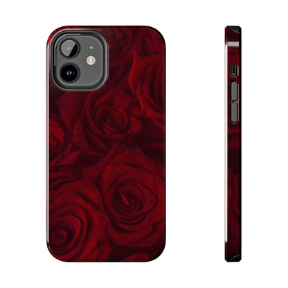 Velvet Rose - Burgundy Floral Phone Case