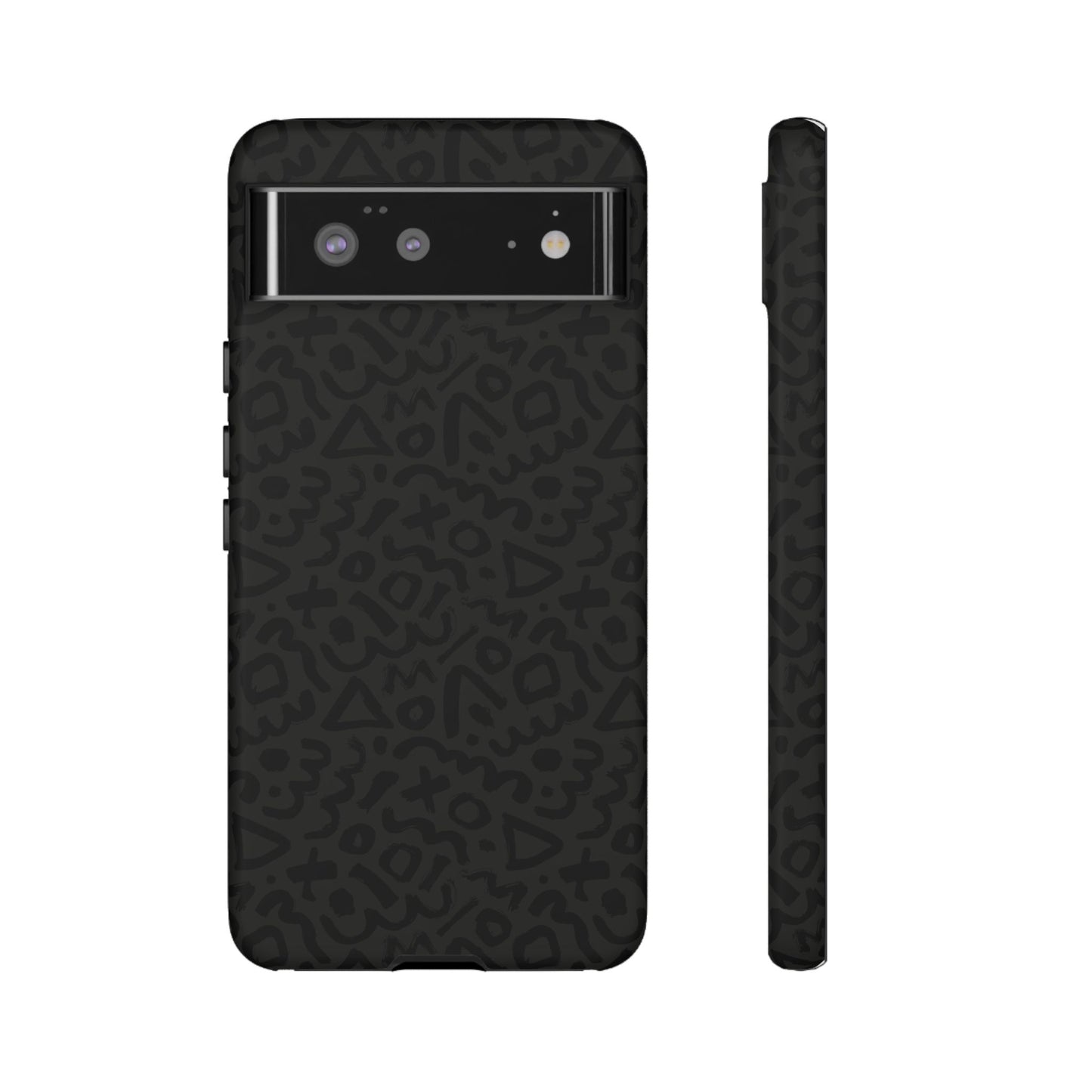 Retro Geometric Vibes Phone Case – 80s 90s Vintage Abstract Pattern for iPhone & Samsung - JGUS