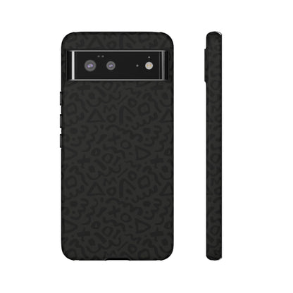 Retro Geometric Vibes Phone Case – 80s 90s Vintage Abstract Pattern for iPhone & Samsung - JGUS