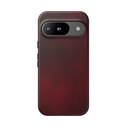 Vintage Burgundy Cherry Phone Case – Elegant Floral Design for iPhone 17 & Samsung Galaxy | Tough Protective Cover - JGUS