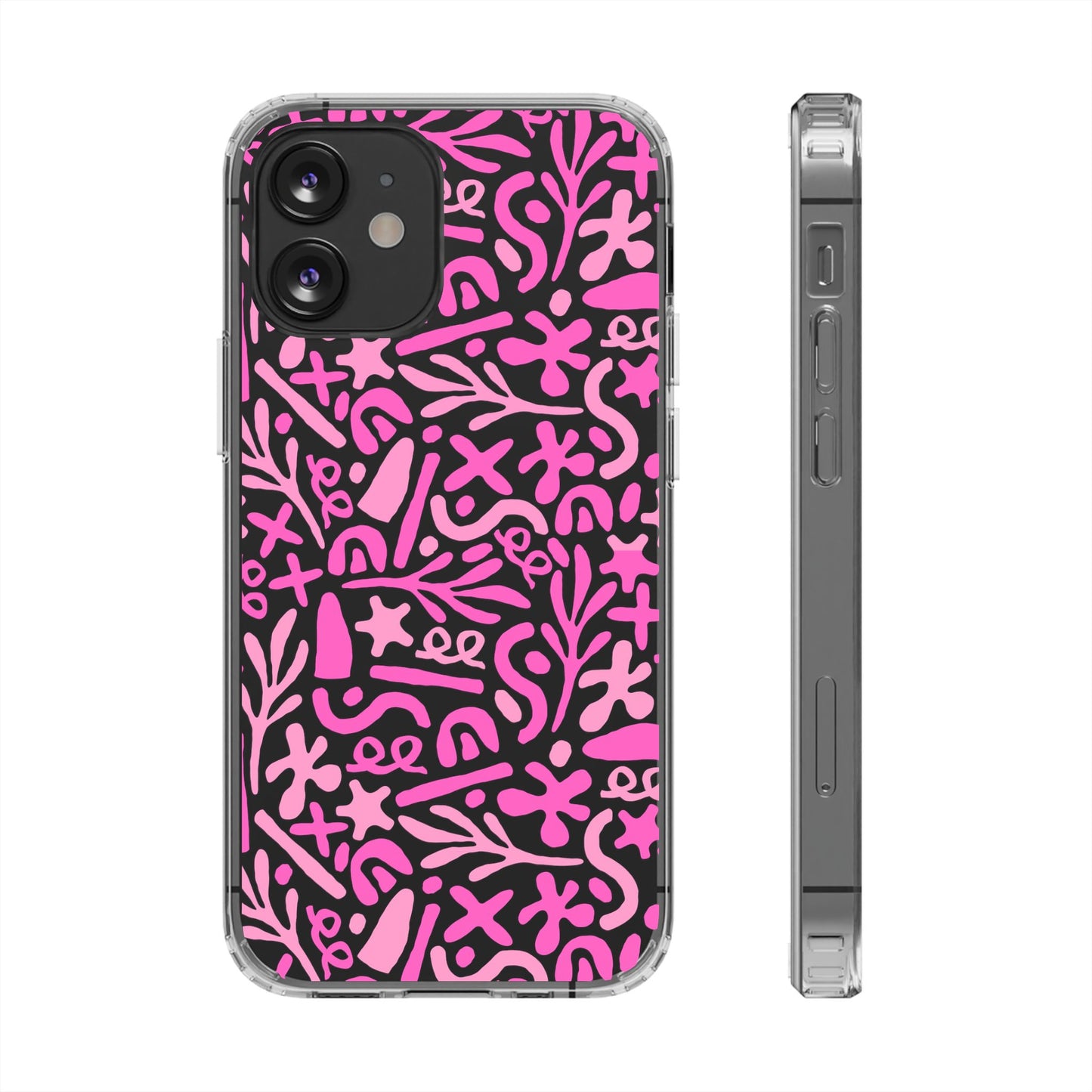 Abstract Vibes Clear Phone Case