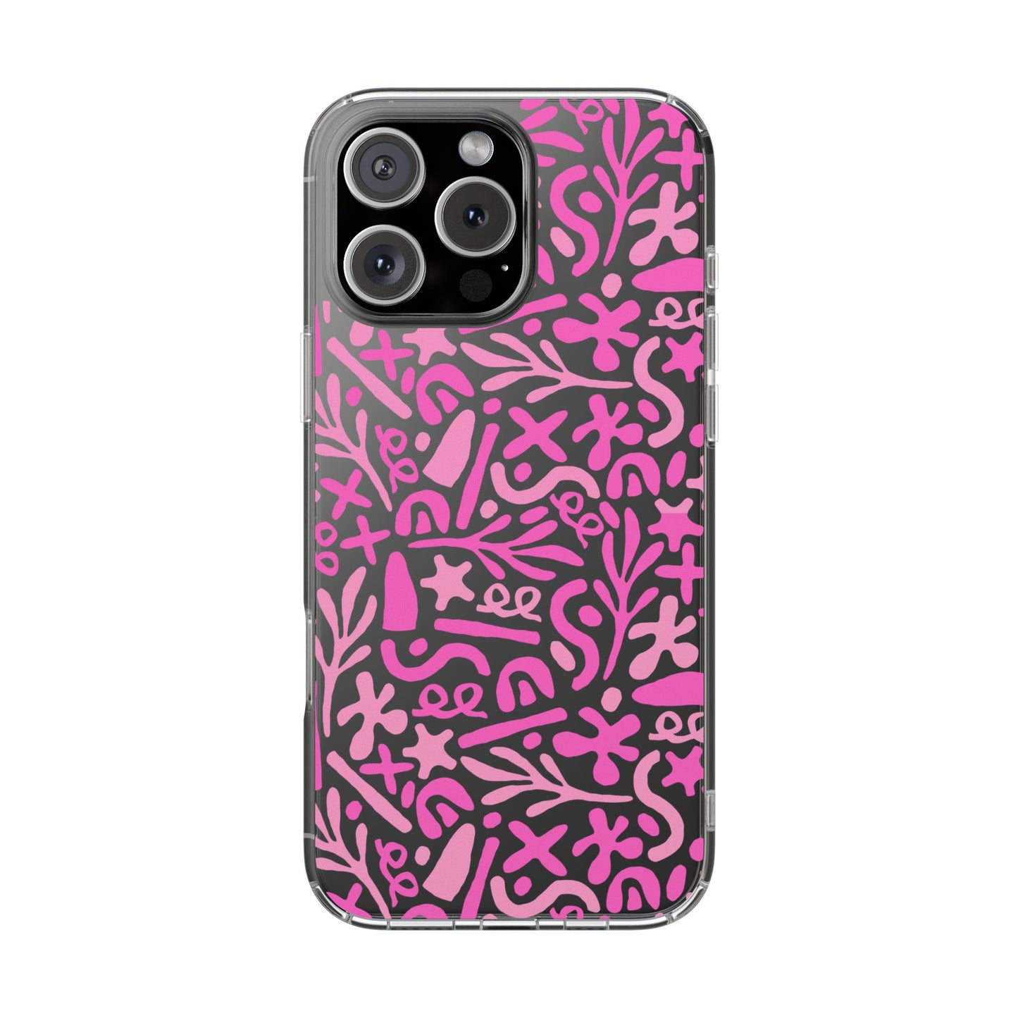 Abstract Vibes Clear Phone Case