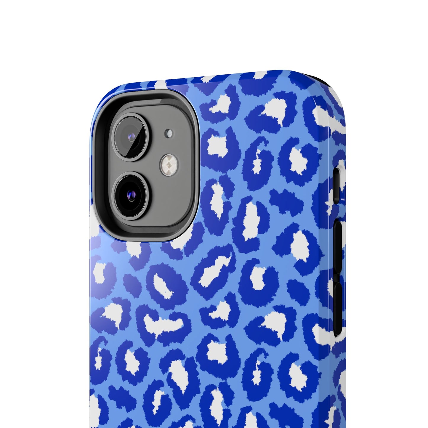 Leopard Vibes - Blue Edition Phone Case for iPhone & Samsung - Stylish & Durable Animal Print Case