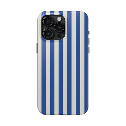 Blue White Striped Phone Case