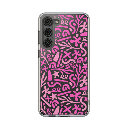 Abstract Vibes Clear Phone Case