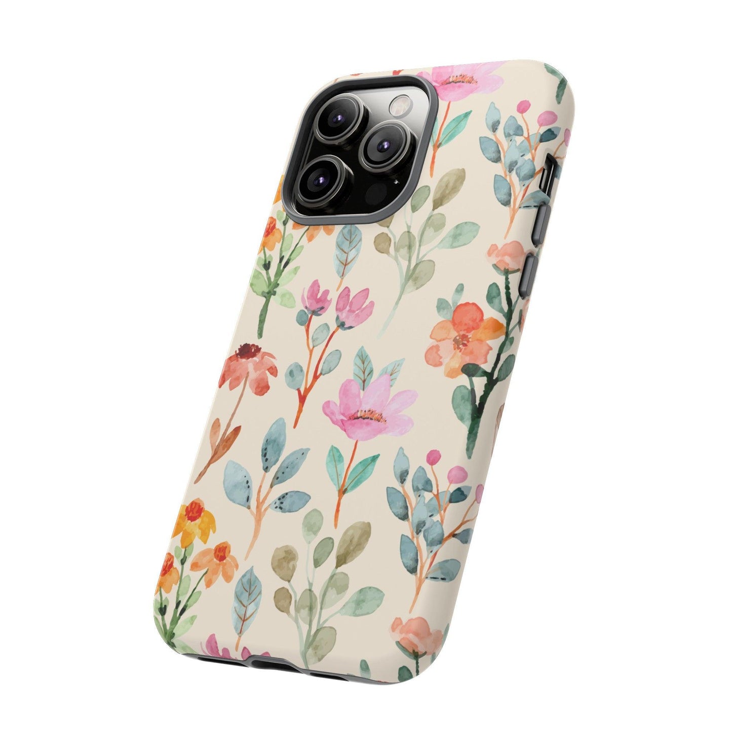 Petal Splash Watercolor Symphony Phone Case