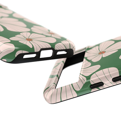 Retro Floral Abstract Phone Case – Vintage 70s & 80s Aesthetic for iPhone & Samsung - JGUS