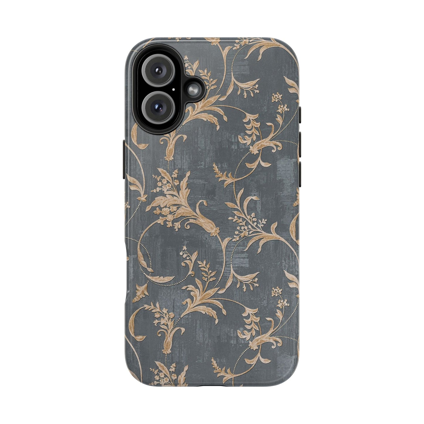 Old-Fashioned Flower Phone Case – Aesthetic Protective Cover for iPhone & Samsung