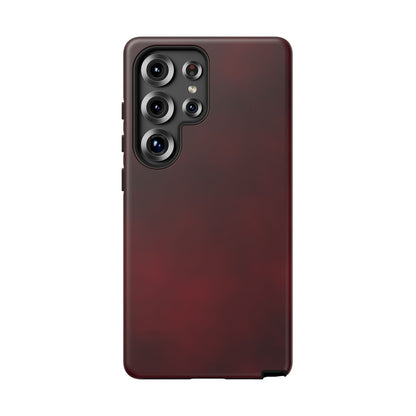Vintage Burgundy Cherry Phone Case – Elegant Floral Design for iPhone 17 & Samsung Galaxy | Tough Protective Cover - JGUS
