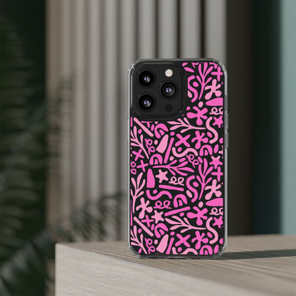 Abstract Vibes Clear Phone Case