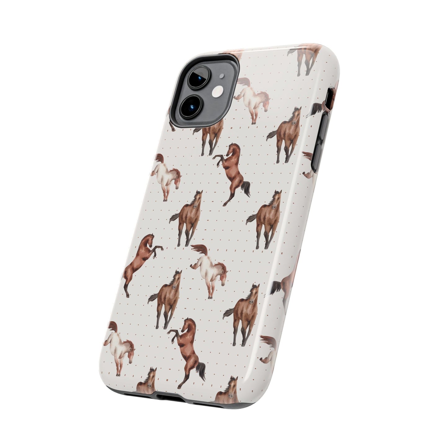 Wild Mustang Horse Pattern Phone Case – Stylish, Protective & Eco-Friendly