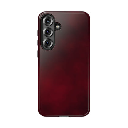 Vintage Burgundy Cherry Phone Case – Elegant Floral Design for iPhone 17 & Samsung Galaxy | Tough Protective Cover - JGUS