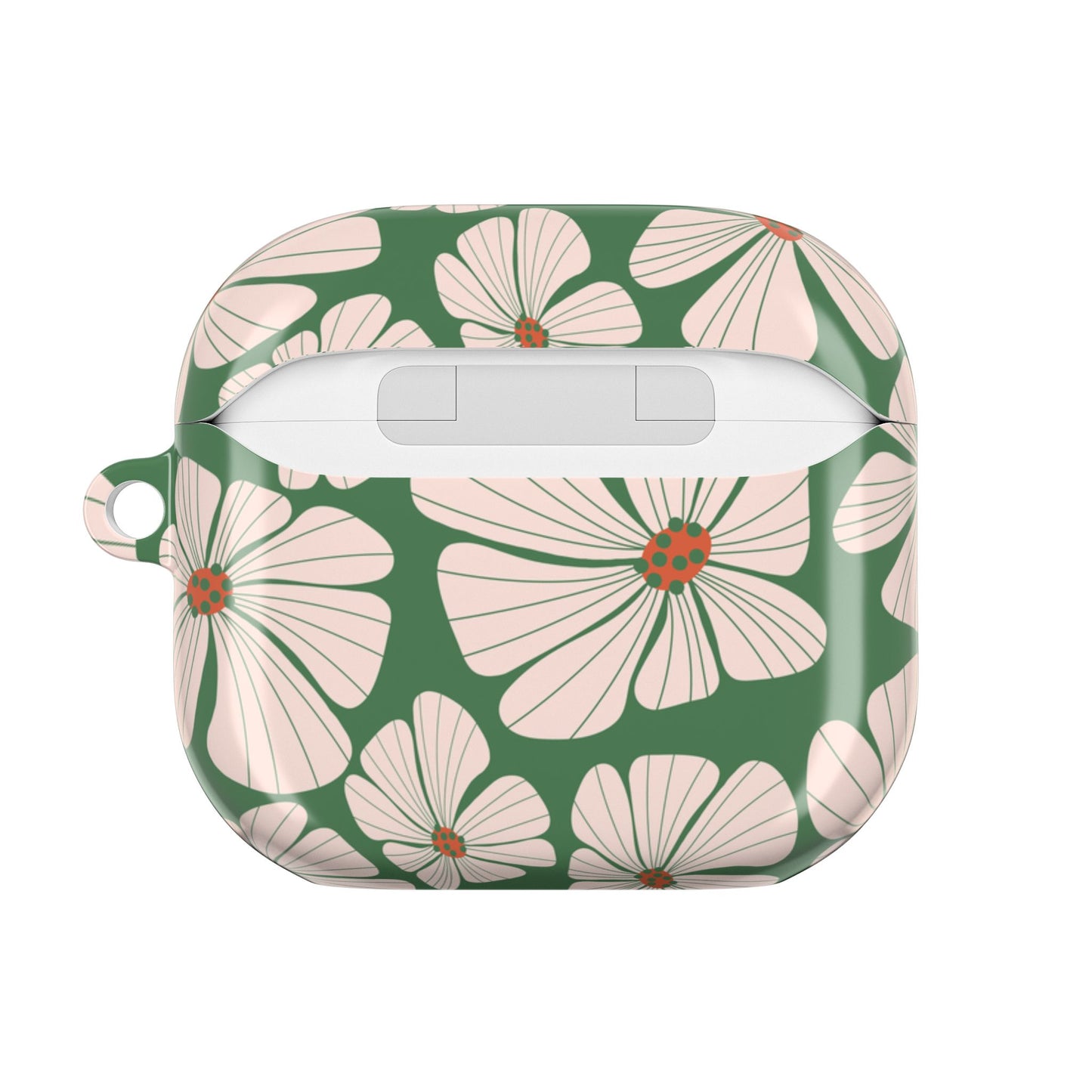 Abstract Retro floral Shockproof & Scratch-Resistant AirPods Case – Wireless Charging Compatible