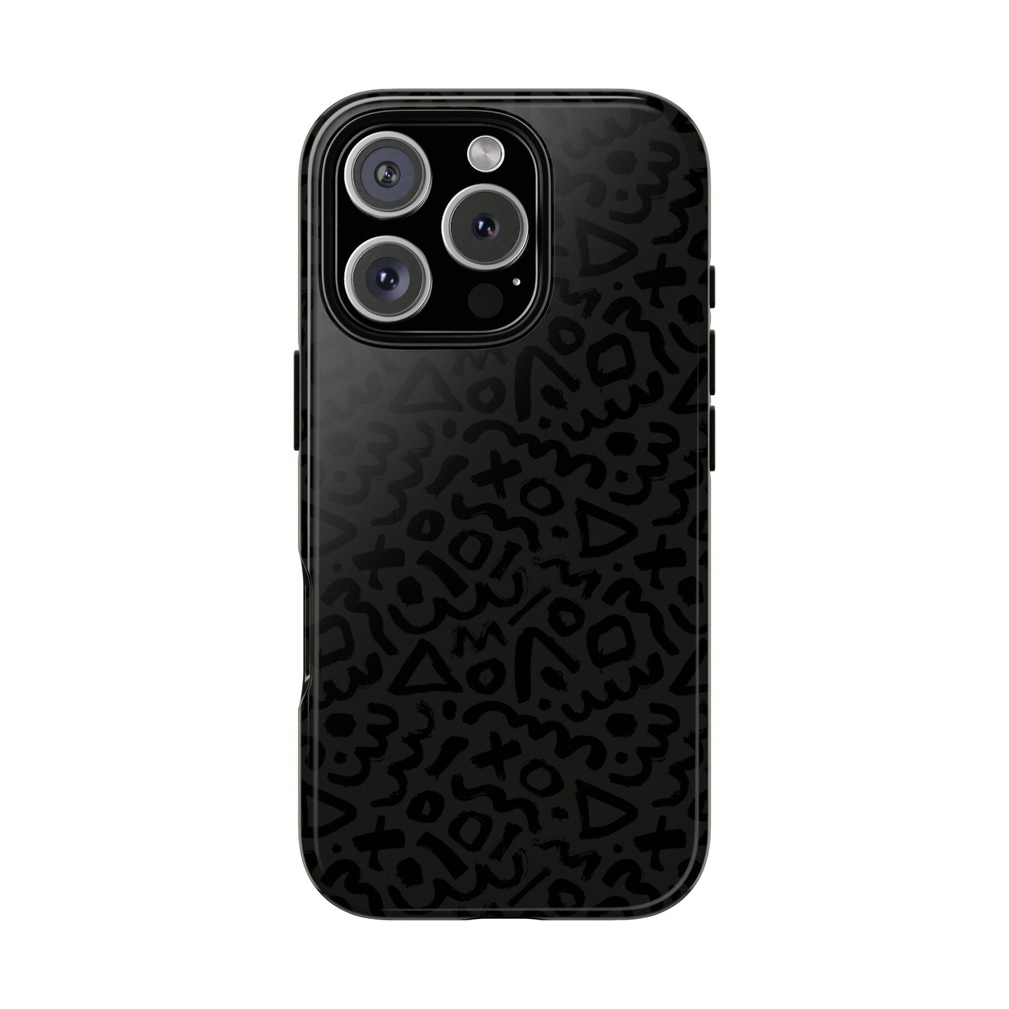 Retro Geometric Vibes Phone Case – 80s 90s Vintage Abstract Pattern for iPhone & Samsung - JGUS