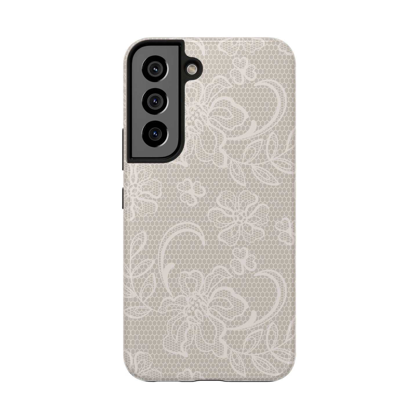 Vintage Floral Lace Phone Case – Aesthetic Protective Cover for iPhone & Samsung