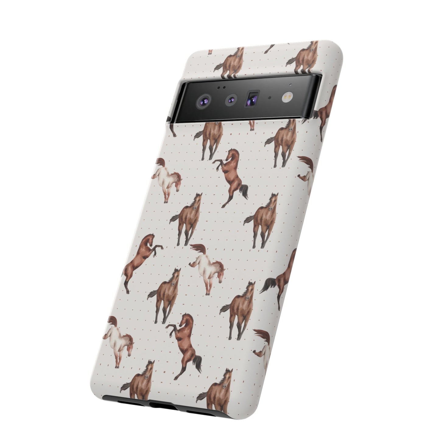 Wild Mustang Horse Pattern Phone Case – Stylish, Protective & Eco-Friendly - JGUS