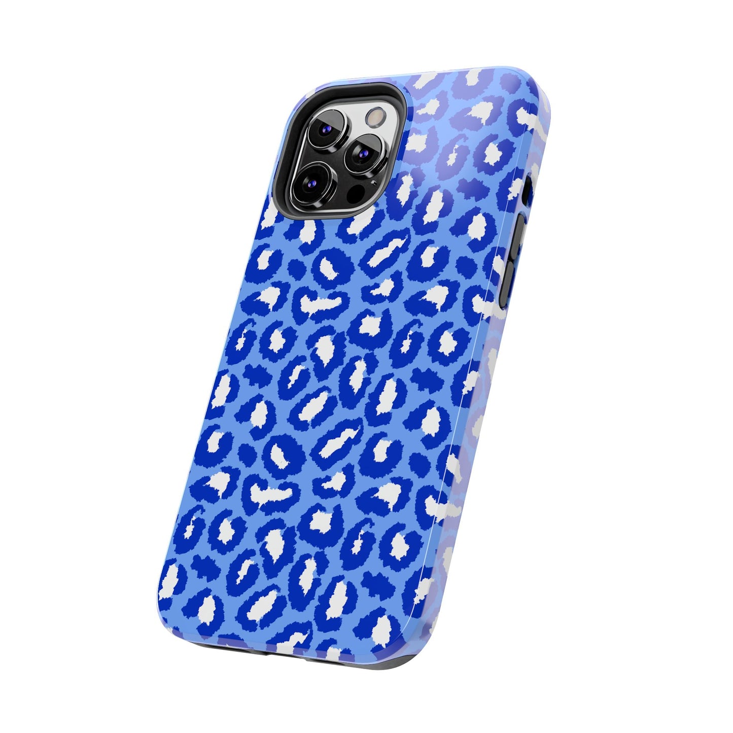 Leopard Vibes - Blue Edition Phone Case for iPhone & Samsung - Stylish & Durable Animal Print Case