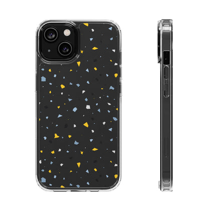 Terrazzo Chic Clear Phone Cases