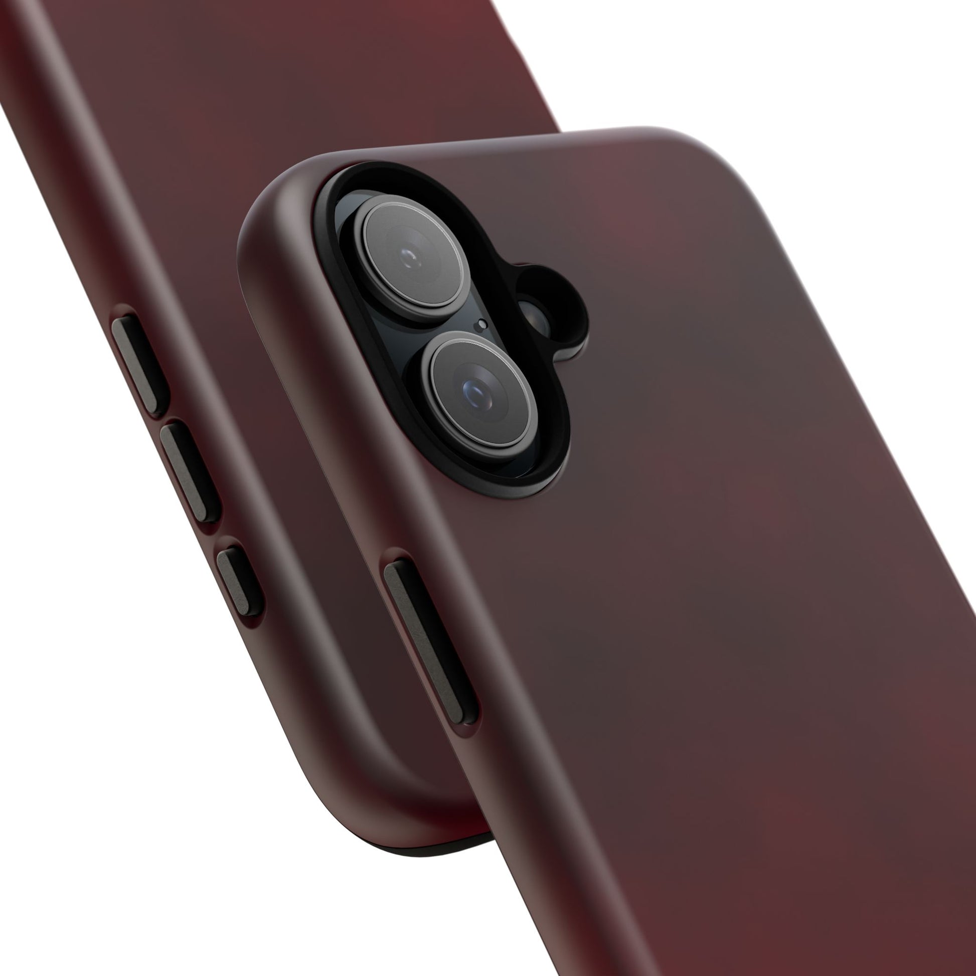 Vintage Burgundy Cherry Phone Case – Elegant Floral Design for iPhone 17 & Samsung Galaxy | Tough Protective Cover - JGUS