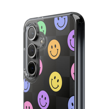 Happy Vibes Clear Phone Case