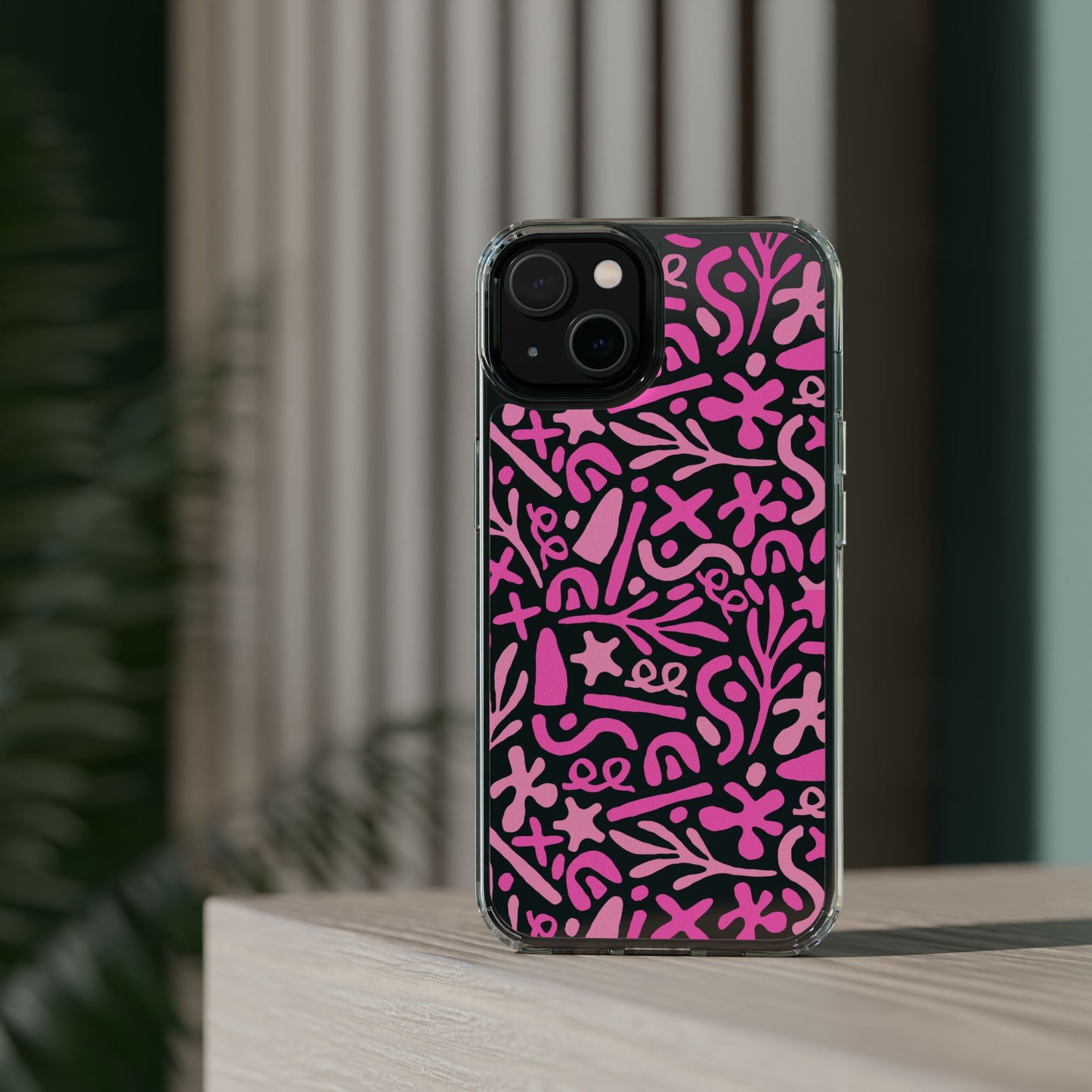 Abstract Vibes Clear Phone Case
