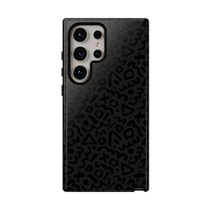 Retro Geometric Vibes Phone Case – 80s 90s Vintage Abstract Pattern for iPhone & Samsung - JGUS