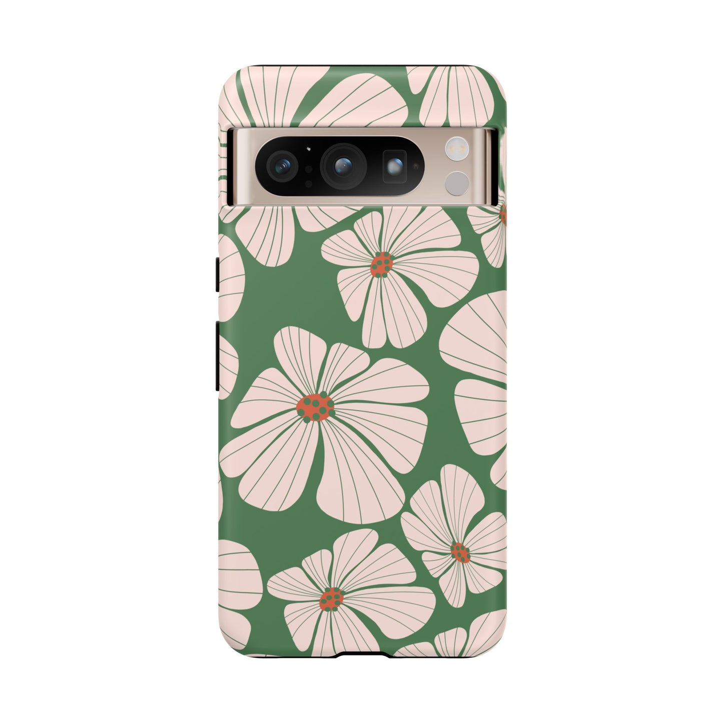 Retro Floral Abstract Phone Case – Vintage 70s & 80s Aesthetic for iPhone & Samsung - JGUS