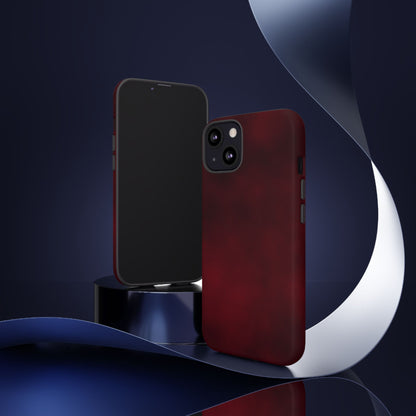 Vintage Burgundy Cherry Phone Case – Elegant Floral Design for iPhone 17 & Samsung Galaxy | Tough Protective Cover - JGUS
