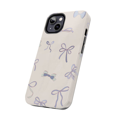 Coquette Pattern Ribbon bow Phone Case iPhone