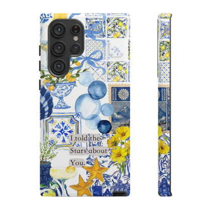 Lemon summertime collage Phone Case