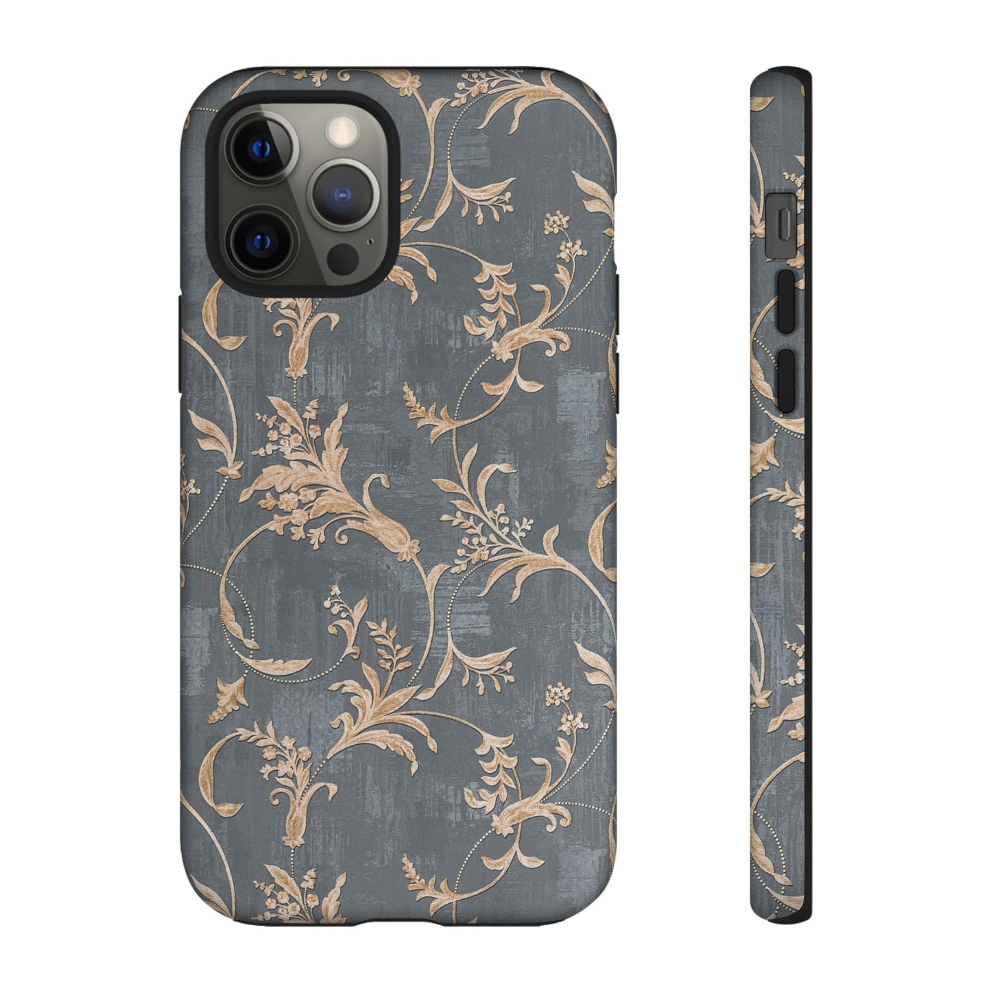 Old-Fashioned Flower Phone Case – Aesthetic Protective Cover for iPhone & Samsung - JGUS