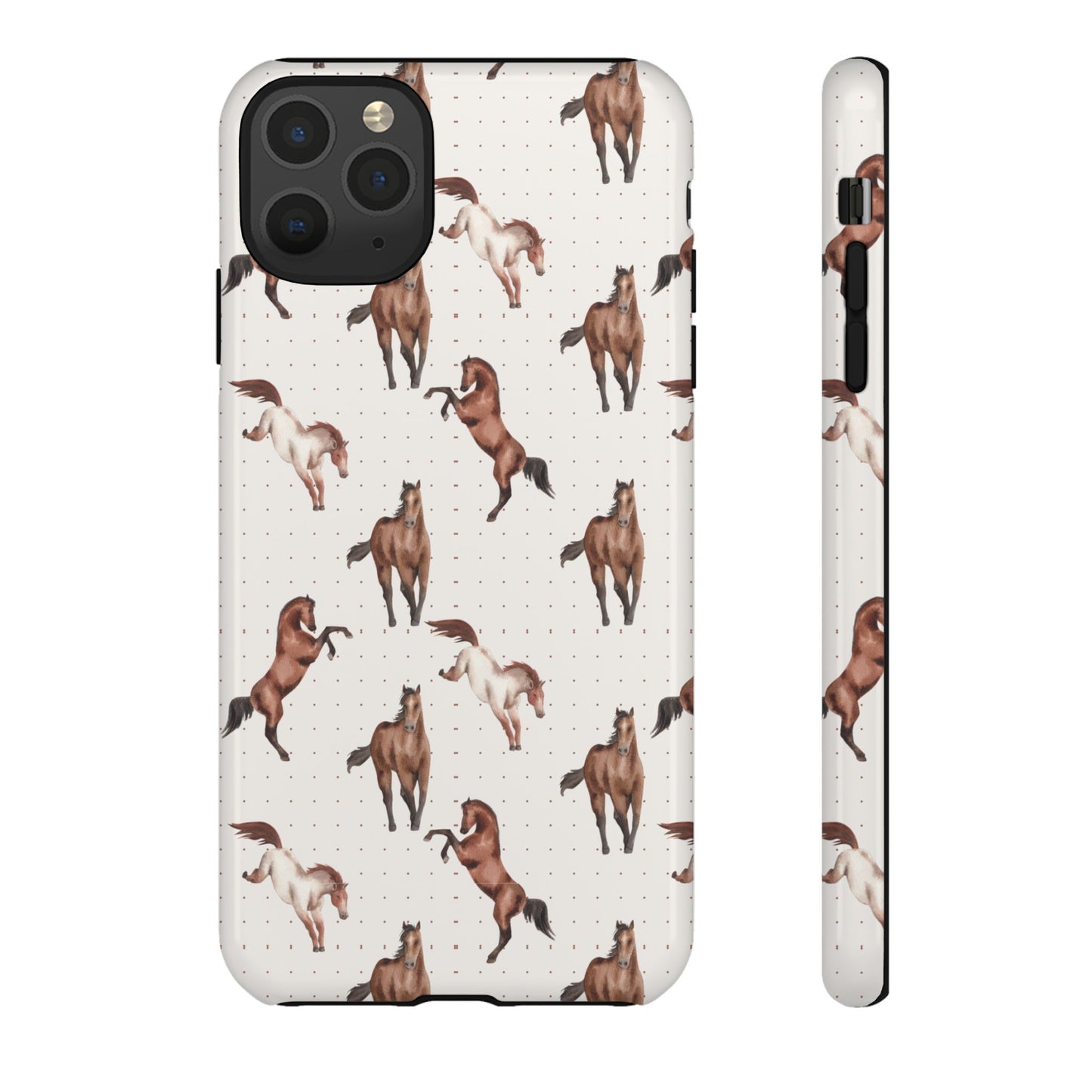 Wild Mustang Horse Pattern Phone Case – Stylish, Protective & Eco-Friendly - JGUS