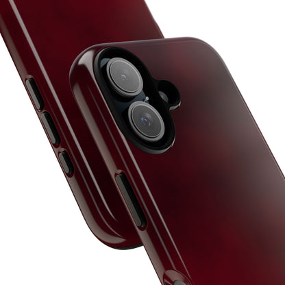 Vintage Burgundy Cherry Phone Case – Elegant Floral Design for iPhone 17 & Samsung Galaxy | Tough Protective Cover - JGUS