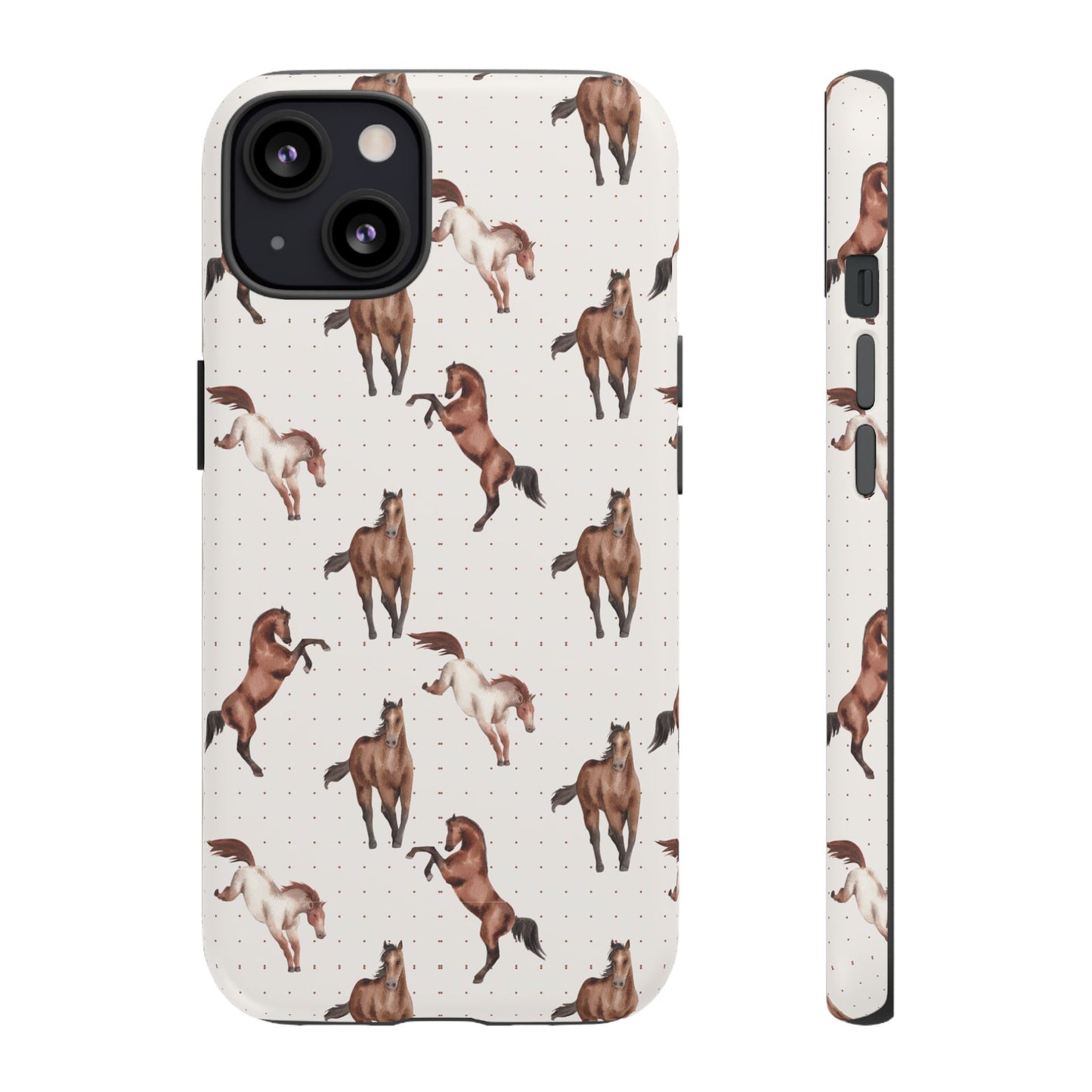 Wild Mustang Horse Pattern Phone Case – Stylish, Protective & Eco-Friendly - JGUS