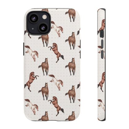 Wild Mustang Horse Pattern Phone Case – Stylish, Protective & Eco-Friendly - JGUS