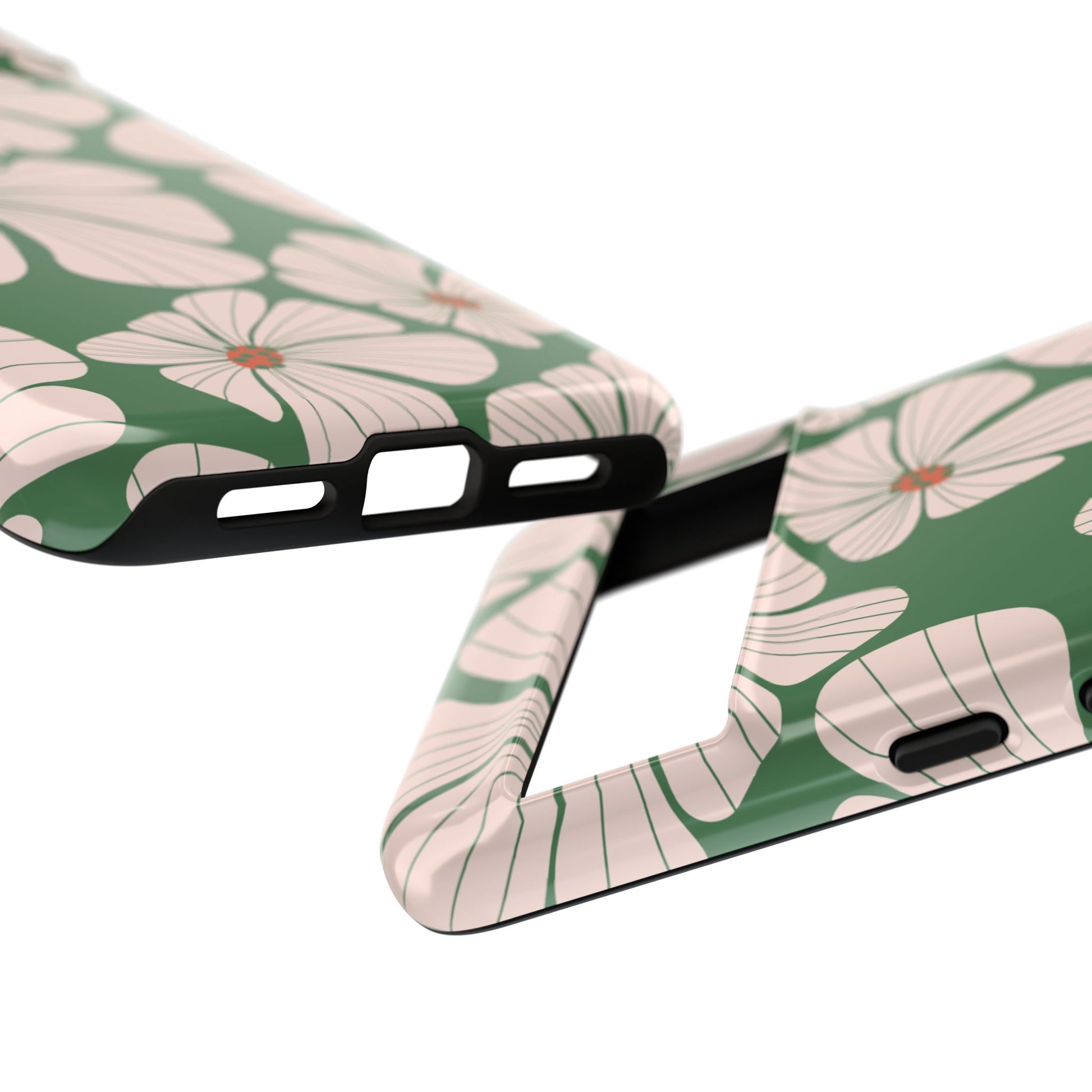 Retro Floral Abstract Phone Case – Vintage 70s & 80s Aesthetic for iPhone & Samsung - JGUS