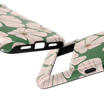 Retro Floral Abstract Phone Case – Vintage 70s & 80s Aesthetic for iPhone & Samsung - JGUS