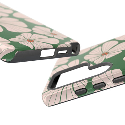 Retro Floral Abstract Phone Case – Vintage 70s & 80s Aesthetic for iPhone & Samsung - JGUS