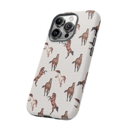 Wild Mustang Horse Pattern Phone Case – Stylish, Protective & Eco-Friendly - JGUS