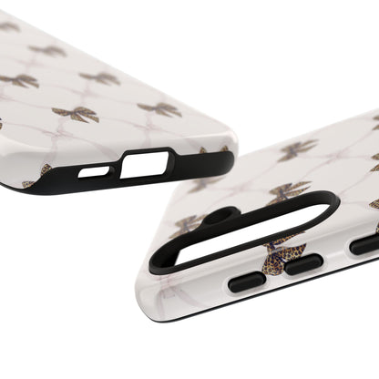 Chic Bow Pattern Phone Case | Elegant Clear Protective Case | Stylish iPhone & Samsung Cover - JGUS