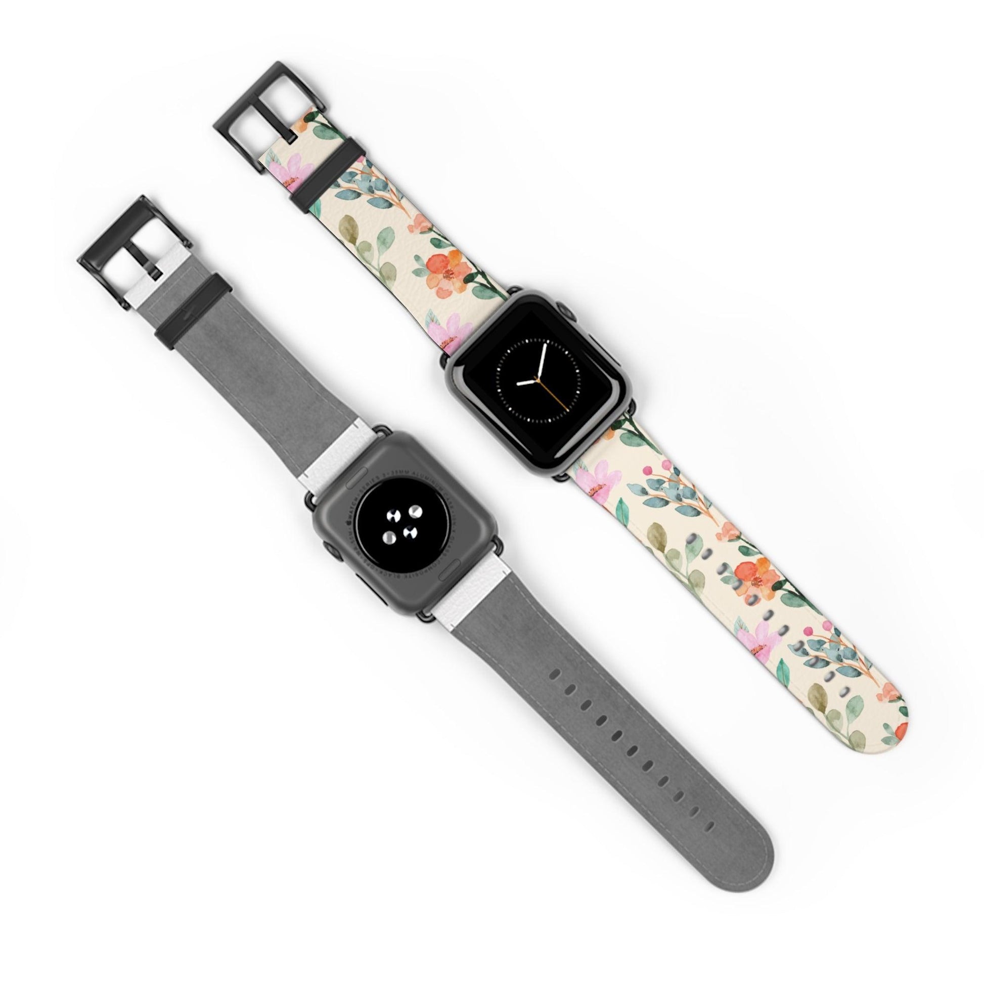 Petal Splash Watercolor Symphony Apple Watch Band - JGUS