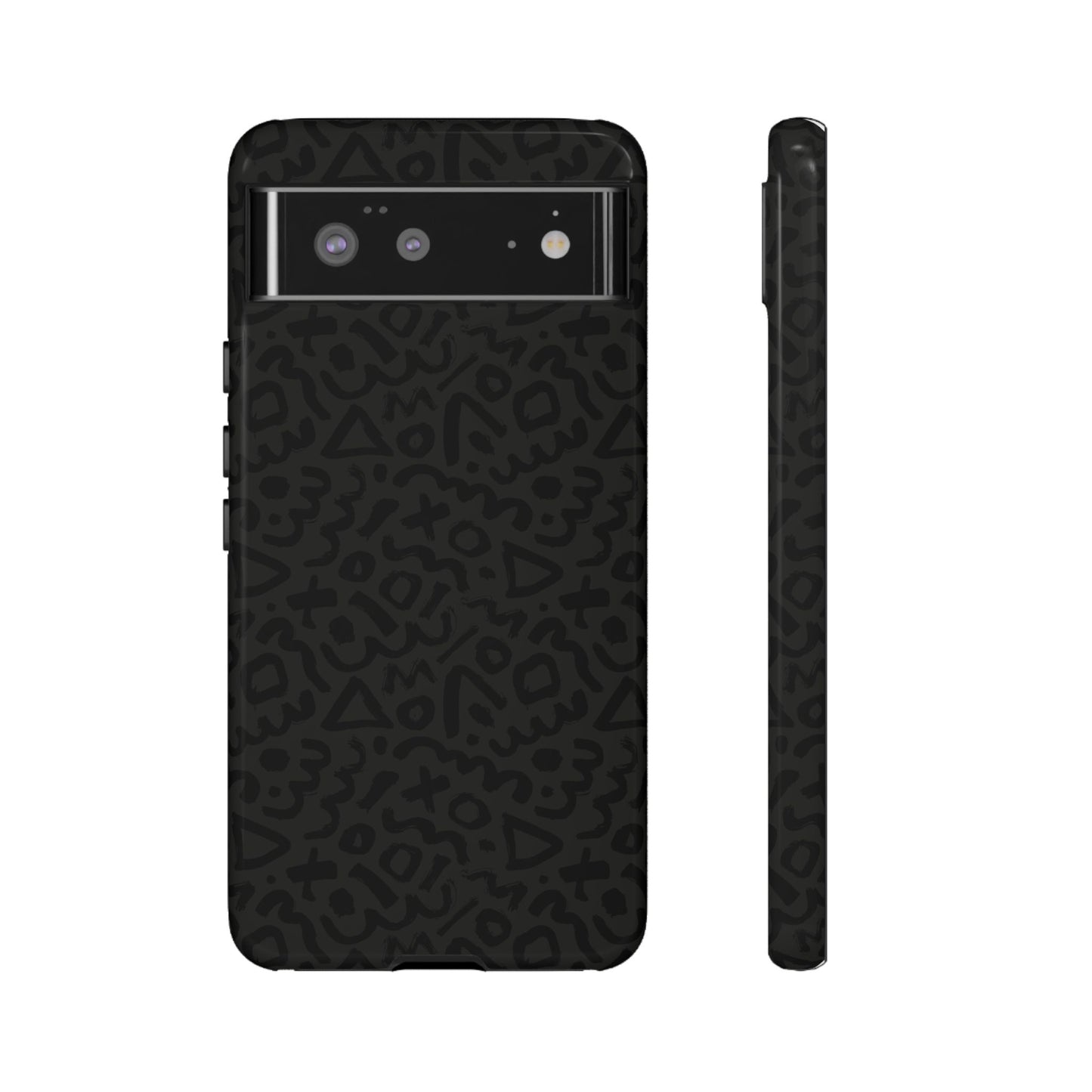 Retro Geometric Vibes Phone Case – 80s 90s Vintage Abstract Pattern for iPhone & Samsung - JGUS