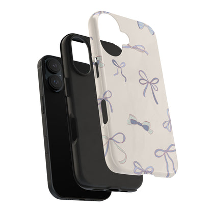 Coquette Pattern Ribbon bow Phone Case iPhone