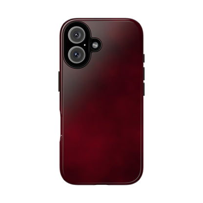 Vintage Burgundy Cherry Phone Case – Elegant Floral Design for iPhone 17 & Samsung Galaxy | Tough Protective Cover - JGUS
