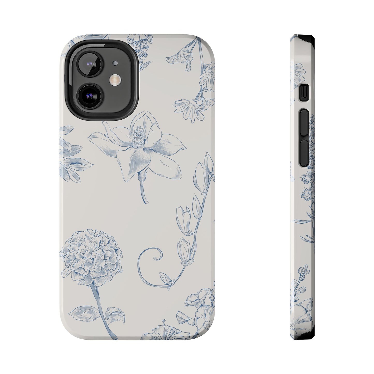 Jasmine Sketch Phone Case – Artistic Design, Slim, Durable & MagSafe Compatible